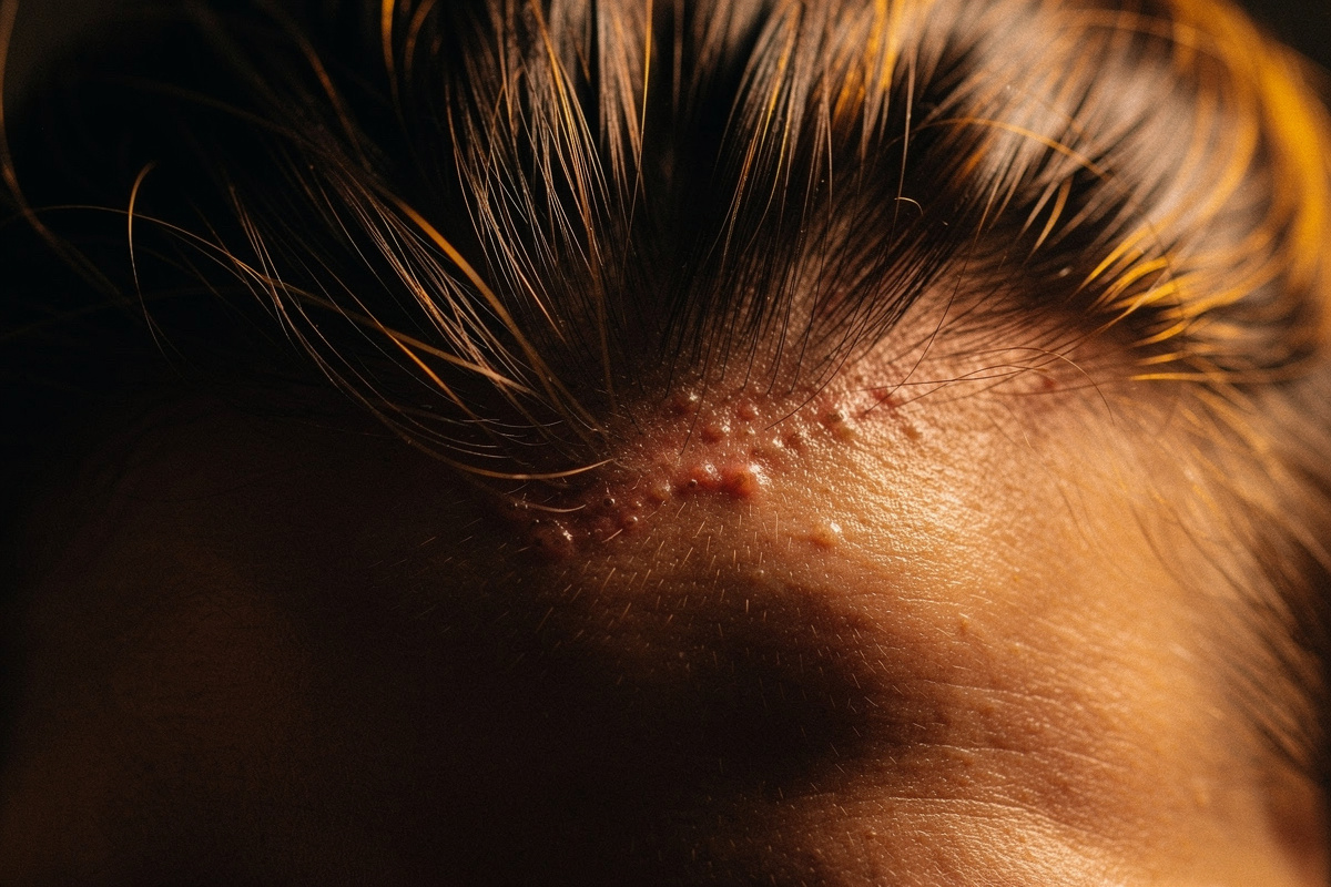 Boutons dans les cheveux : causes, solutions et quand consulter