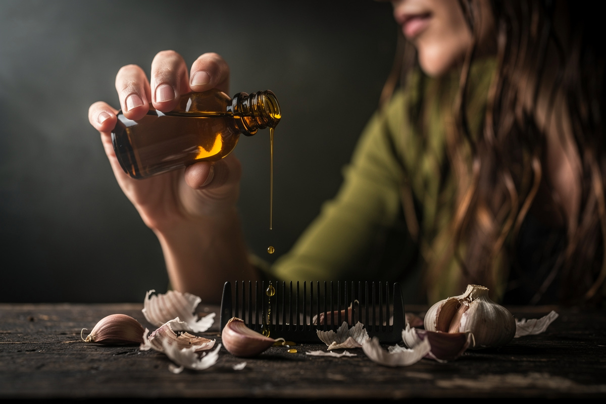 Huile d'ail sur les cheveux : quels dangers réels ?
