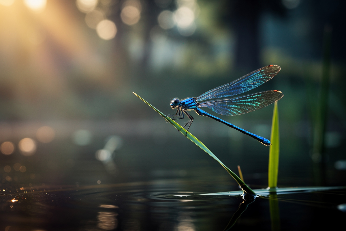 Libellule bleue : quelle est sa signification spirituelle ?