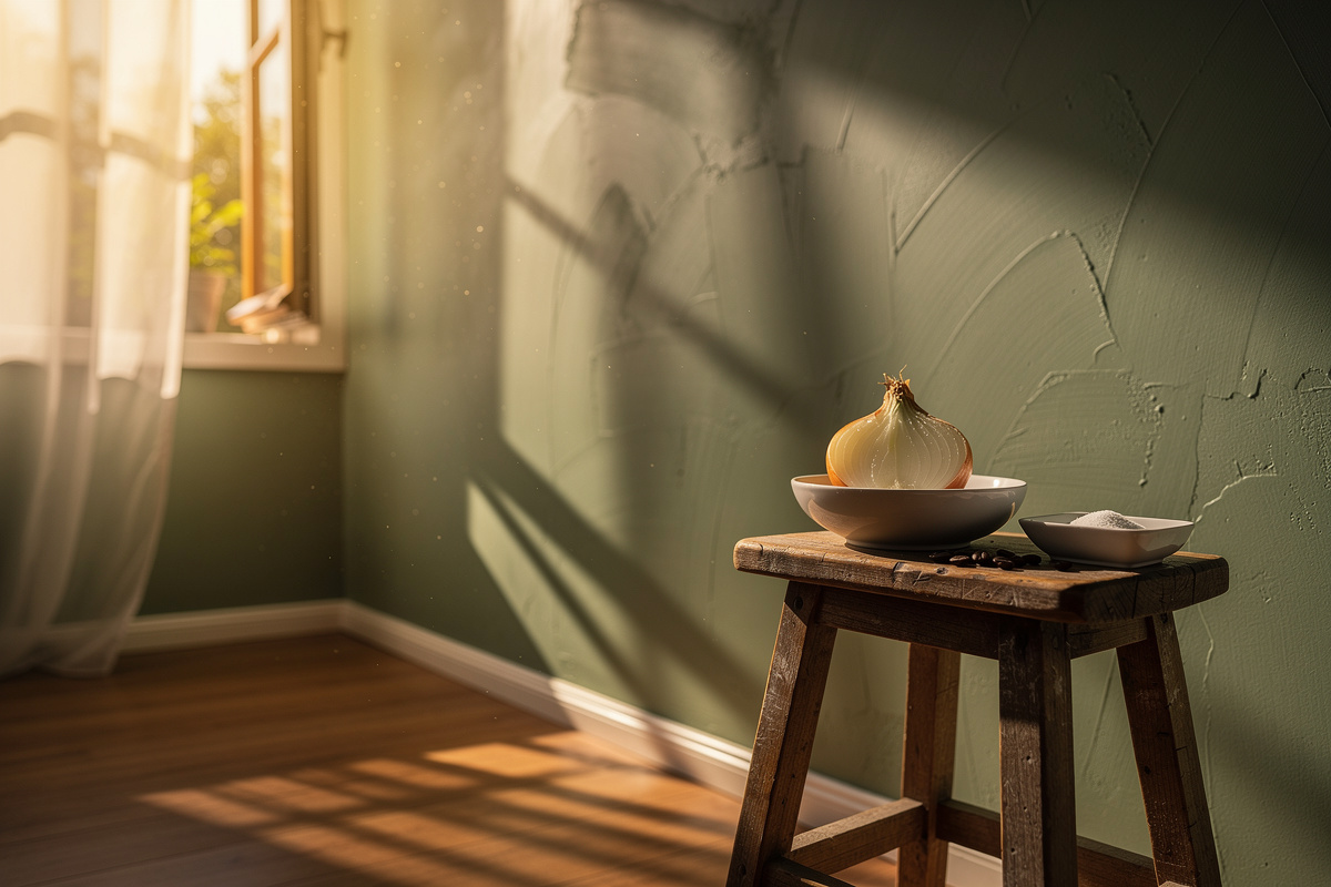 Odeur de peinture fraîche dans une chambre : l'astuce de l'oignon
