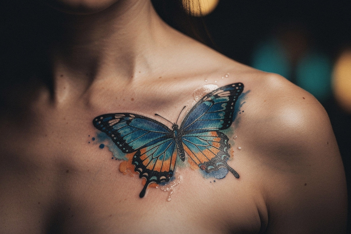 Tatouage papillon : signification et symbolique de ce motif