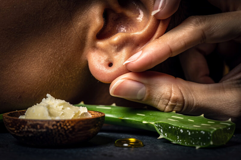 Comment reboucher un trou d'oreille naturellement ?