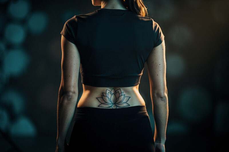 Fleur dans le bas du dos : le guide complet du tatouage